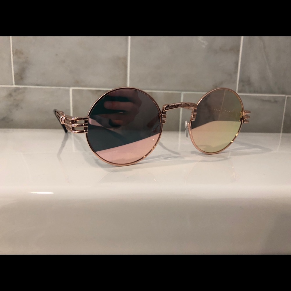 Vintage Pink Framed Sunglasses